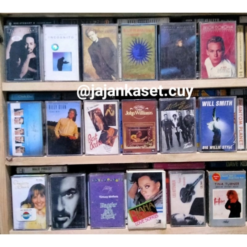 KASET PITA ORIGINAL INCOGNITO WILL SMITH JAMES INGRAM BARANG JADUL BARANG UNIK BARANG ANTIK