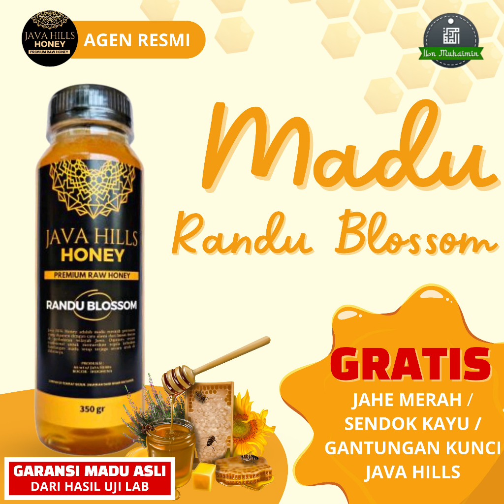 

JAVA HILLS HONEY MADU RANDU BLOSSOM | JAVAHILLA HONEY MADU RANDU NEKTAR POHON RANDU PREMIUM RAWA HONEY 350GR MENGOBATI DEMAM, PANAS DALAM DAN RADANG