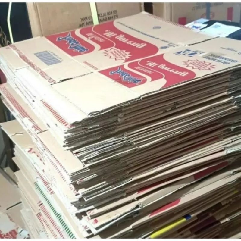 

Kardus Bekas ukuran standard / ekuivalen dengan kardus mie instant