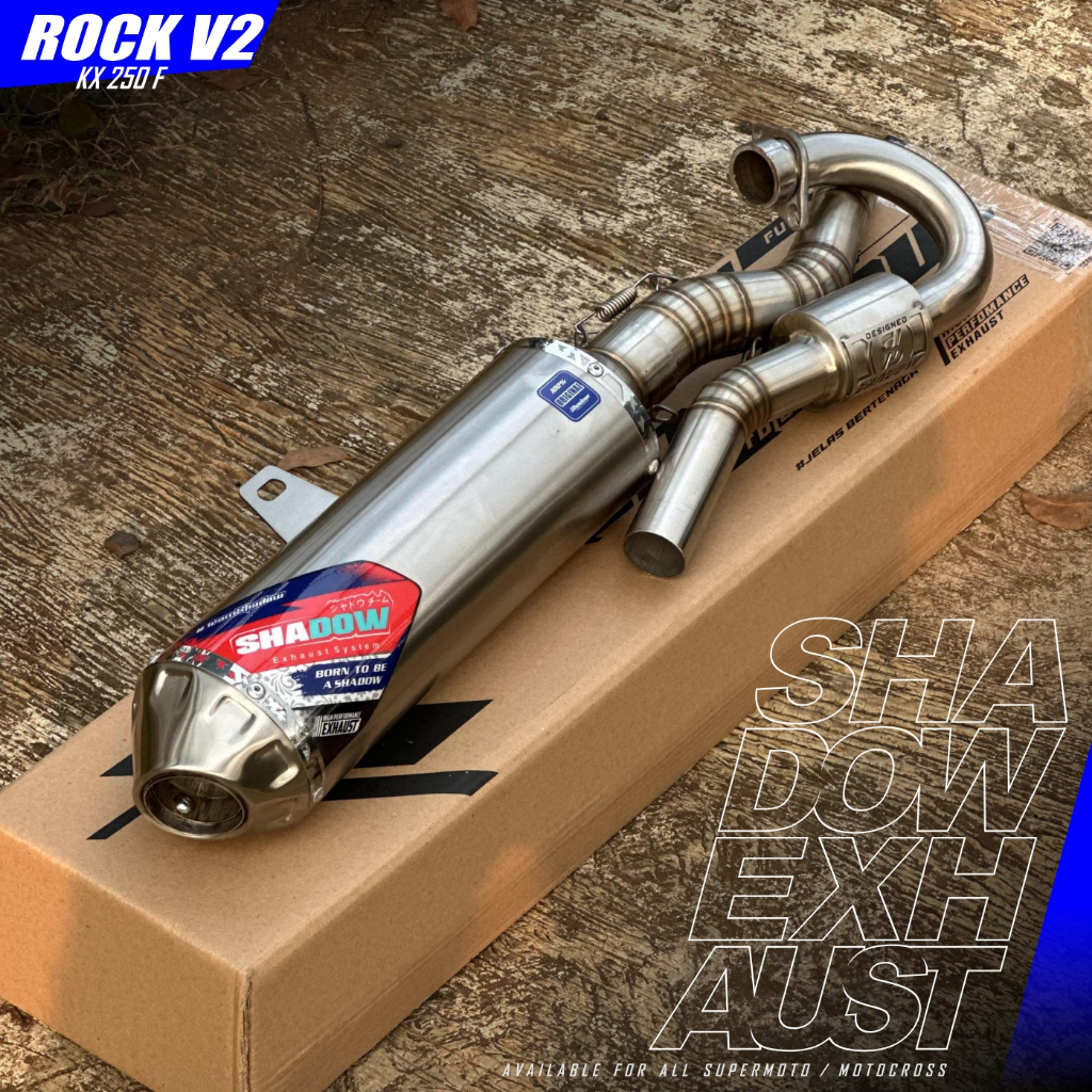 Knalpot  KX250f type rocks kompetisi  Shadow Exhaust System