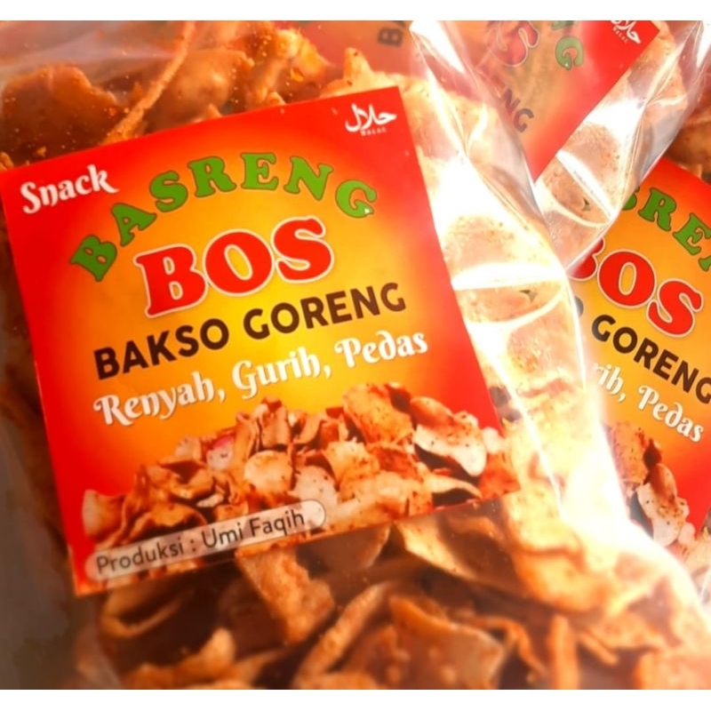 

Snack baso goreng/basreng (extra pedas) rasa khas ikan tenggiri 500g