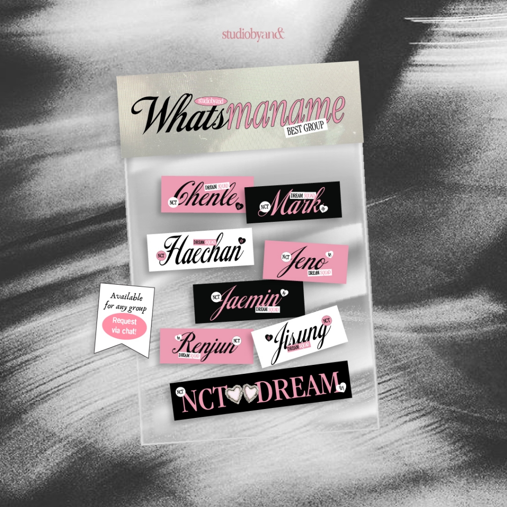 

⋆₊˚⊹♡ WHATS MANAME Stickers | K-Pop Stickers Die Cut | NCT DREAM