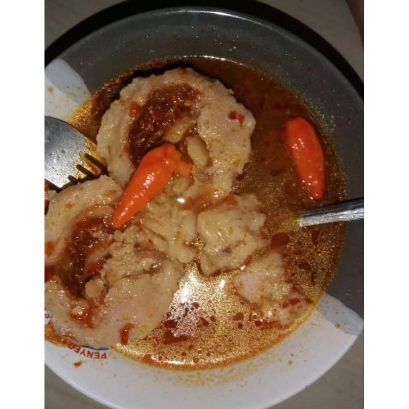 

bakso ikan khas Malingping varian isi (telor jumbo, mercon jumbo, rawon jumbo, rawon mercon, kriwil Unyil)