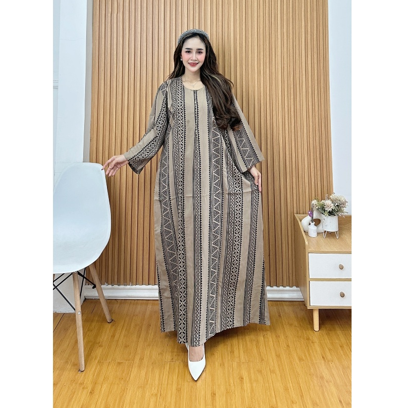 GAMIS DRESS NAFRA SERIES BUSUI BAHAN RAYON PREMIUM DISKON MURAH GAMIS JUMBO