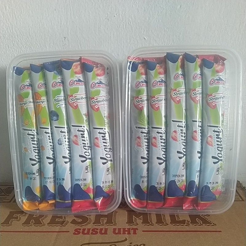 

cimory yogurt stik isi 10 kemasan tepak