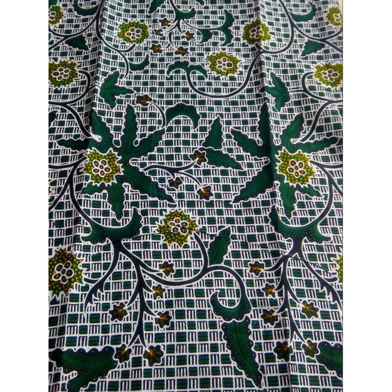Batik Tulis Asli Salem Brebesan Motif Giribig Hijau