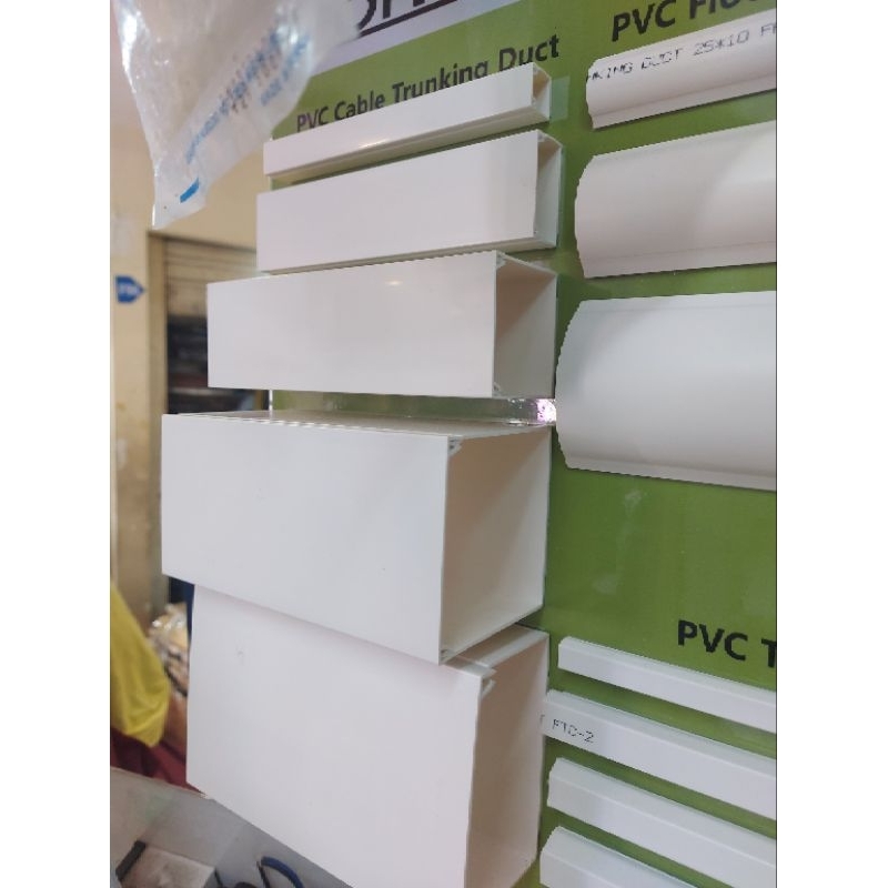 PVC Cable Trunking Duct 60 x 40 mm x 1.7mtr FORT