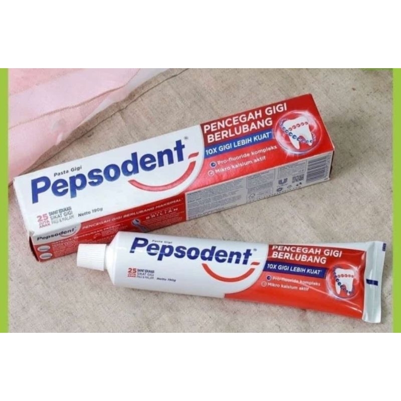 pasta gigi pepsodent kemasan besar 190gram