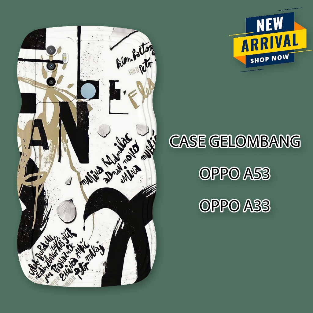 Soft Case GELOMBANG Hp Oppo A53 - Oppo A33 2020 - Case Pro Camera - Fashion Case - Motif ASTRONOT - 