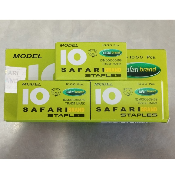 

ISI STAPLES SAFARI NO.10 1 BOX ISI 10 PCS