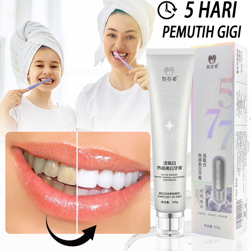 Pasta Gigi Pemutih Pemutihan Gigi Permanen Menghilangkan Karang Gigi
