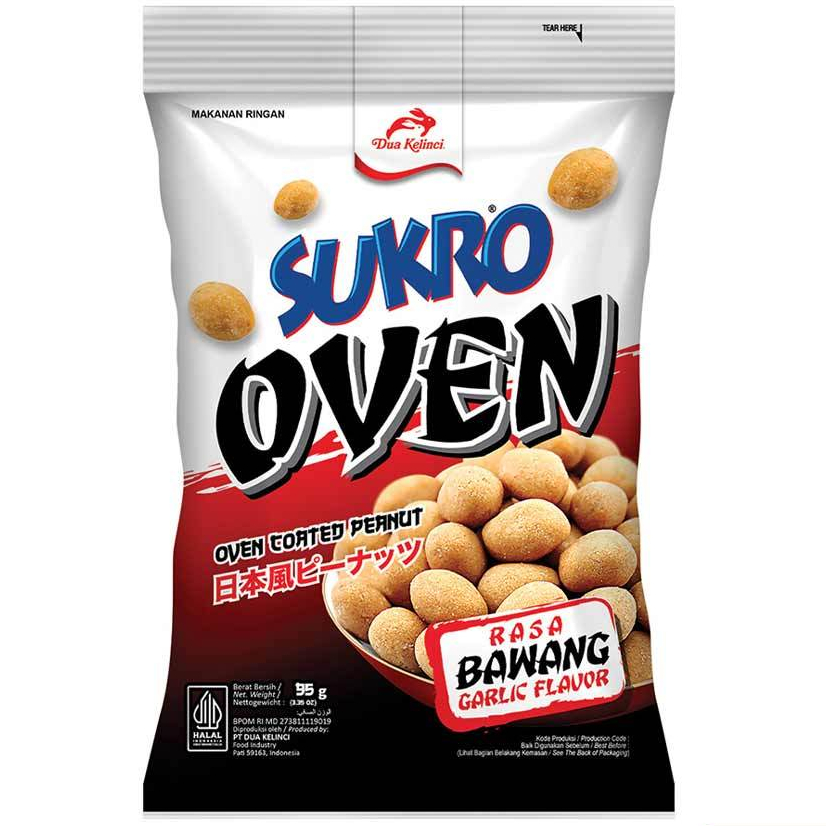 

DUA KELINCI Kacang Sukro Oven Bawang 95gr