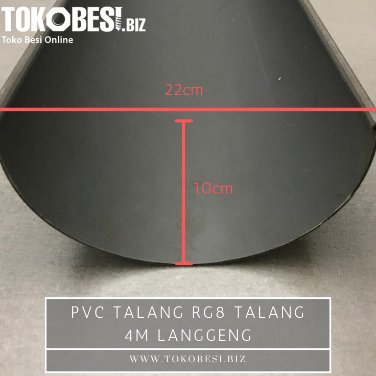 PVC Talang RG8 talang 4m Langgeng
