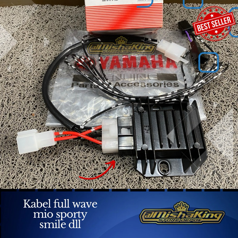 kabel fullwave mio sporty plus kiprok nmx original pnp mio sporty smile fino nouvo soul karbu dll