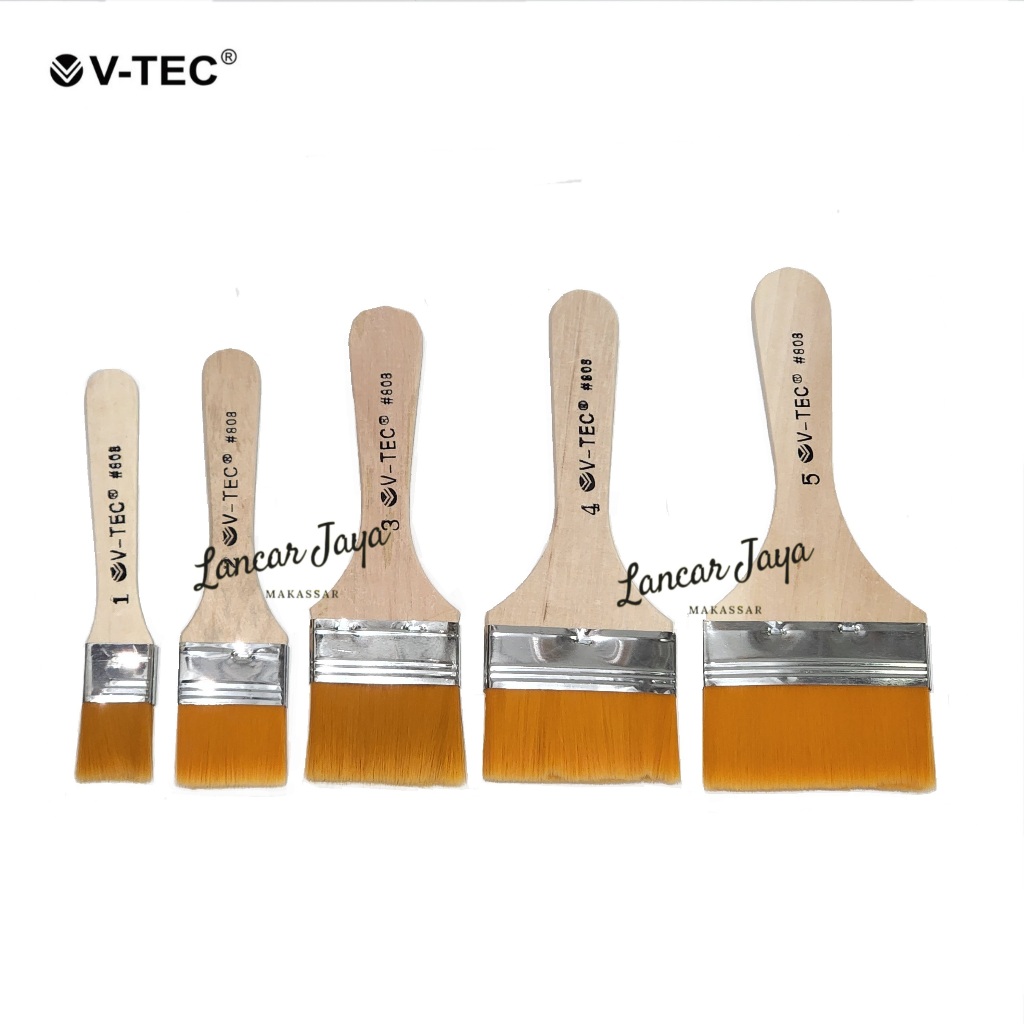 

VTEC Wide Painting Brush V-TEC Kuas Lukis Lebar Type 808