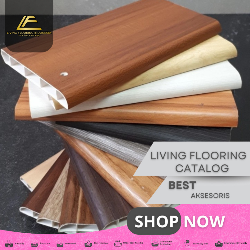 List Lantai Plint PVC | Aksesoris Lantai Vinyl Parquet Dan SPC