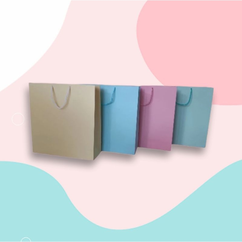 

Paperbag warna pastel 30x10x32cm