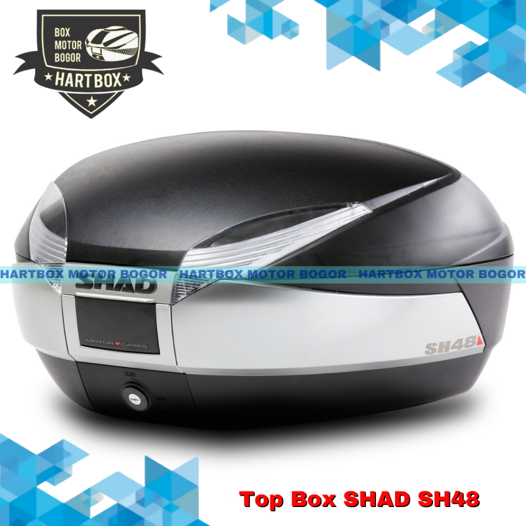 Paket TopBox Shad SH48 | Box Motor Shad SH 48 Plus Backrest Sandaran Box Motor BMW VERSYS CB150X CB5