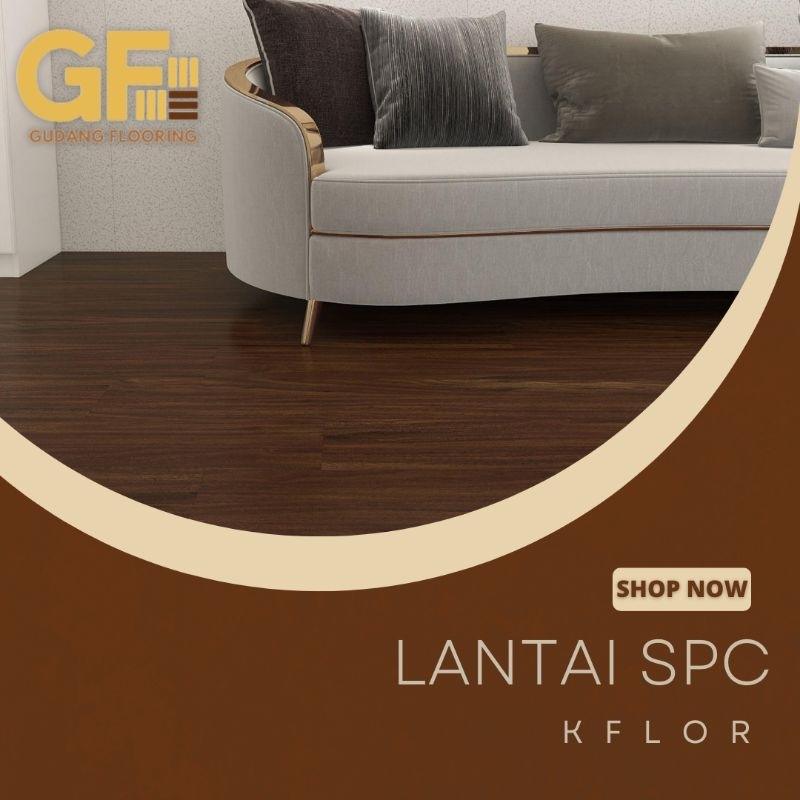 Lantai SPC Vinyl Klik K-FLOOR - Click System Flooring Tebal 4mm
