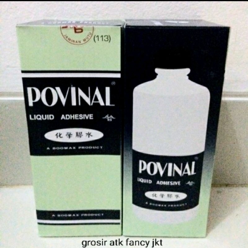 

Lem Cair Perekat Kertas Slime Glue Povinal 113 Besar ( 500ml ) SF6