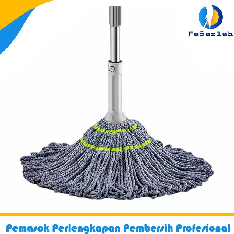 Termurah Ultra Praktis Twist Mop 1set alat kain lap pel lantai peras yang praktis untuk membersihkan