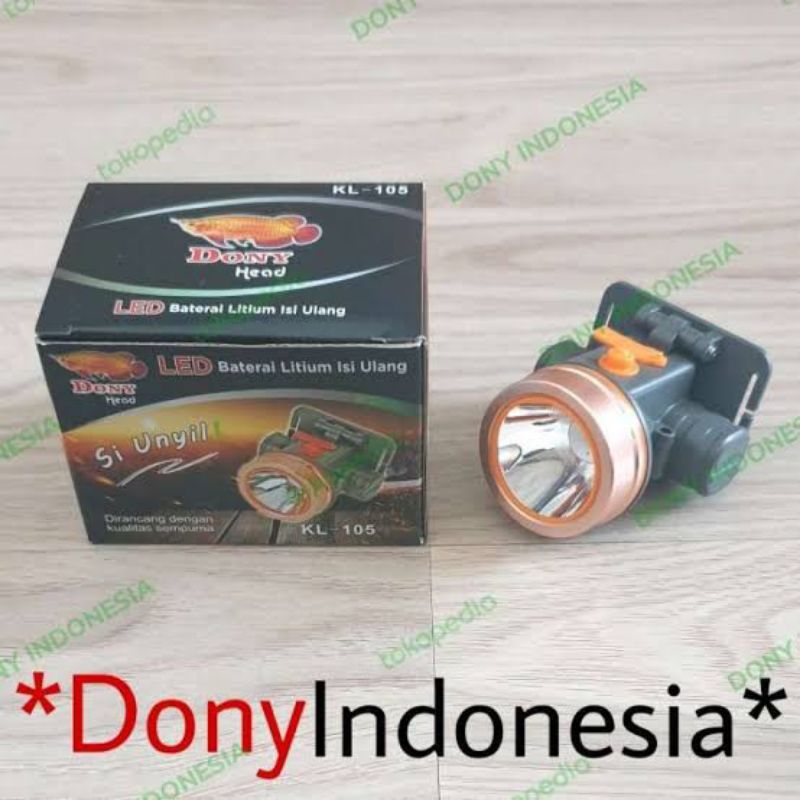 Dony Senter Kepala LED 5W KL-105 Si Unyil 