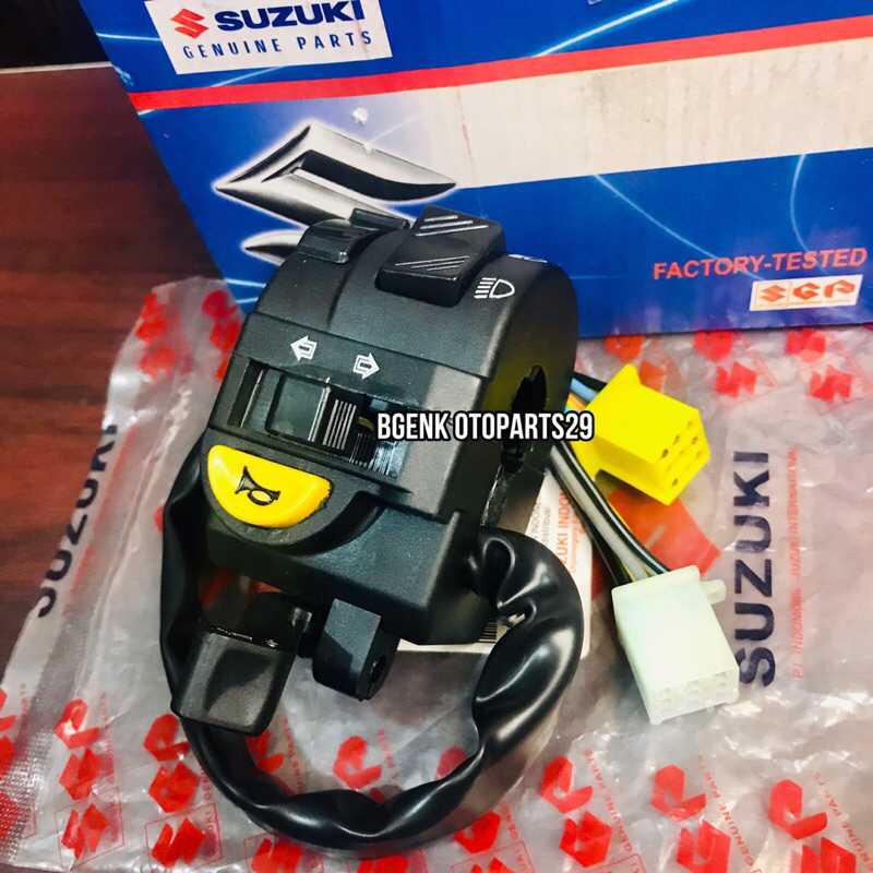 SAKLAR HOLDER KIRI TOMBOL KLAKSON SUZUKI SATRIA FU 150 2005-2014 SGP