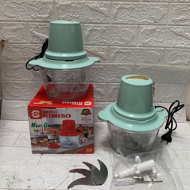 KODE R82P Chopper Blender Daging Elektrik Meat Grinder Serbaguna MKC Kimiso