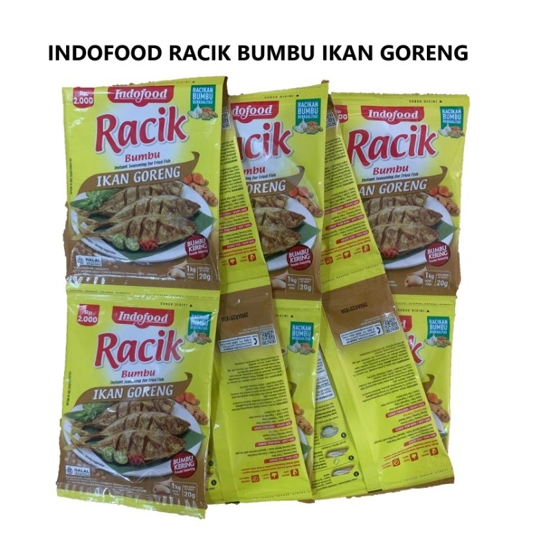 

INDOFOOD RACIK BUMBU IKAN GORENG (Rencengan) isi 10 Sachet