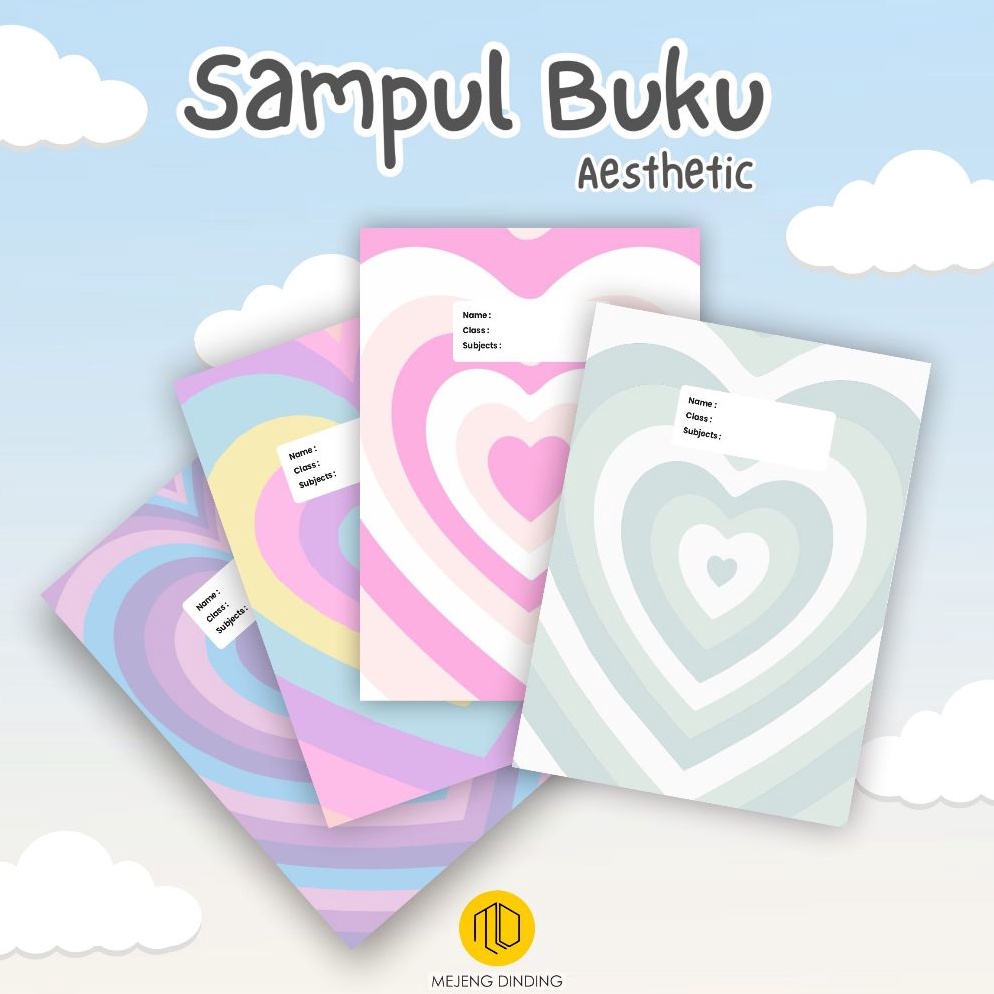 

SAMPUL BUKU AESTHETIC ISI 1 PCS SAMPUL BUKU MOTIF LOVE PASTEL SAMPUL BUKU BOOK COVER A5B5 Sampul Buku Kotak Sampul Buku Aesthetic Book Cover Kertas Kado Wrapping Paper Kertas Sampul SAMPUL BUKU CUSTOM DESAIN 2 KODE Q5I3