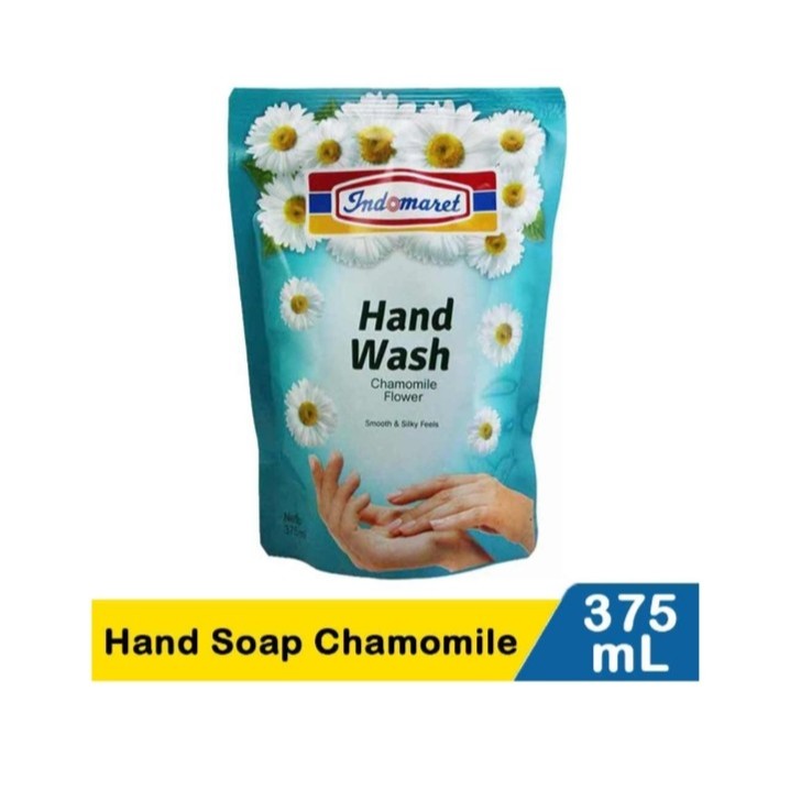 Indomaret sabun cuci tangan hand soap Camomile / Stroberi 375 ml