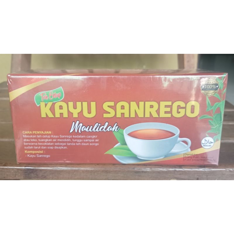 

Teh celup kayu SANREGO/Teh herbal kayu SANREGO isi 20 pcs