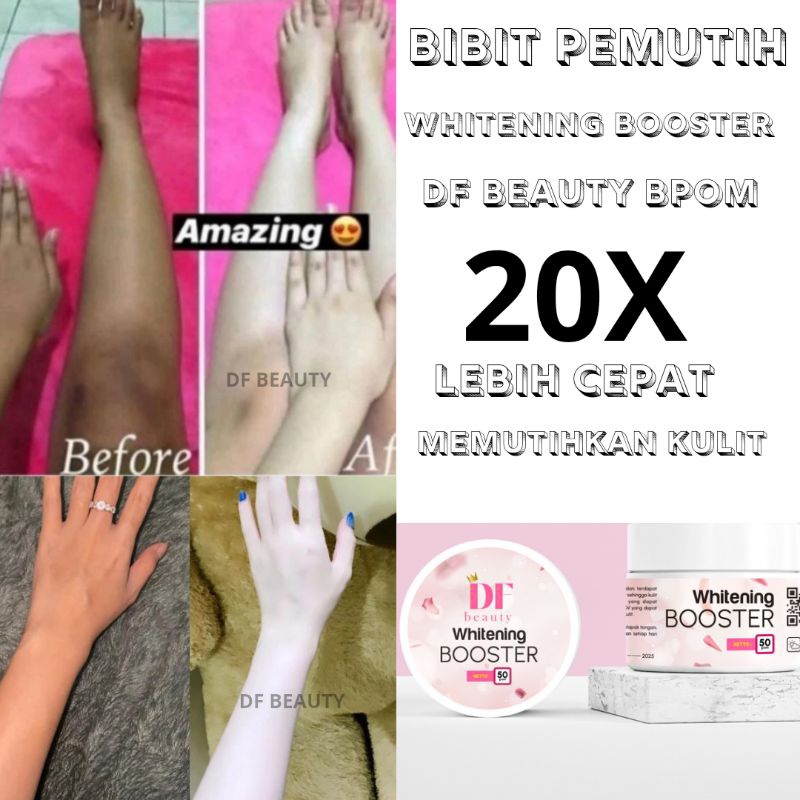WHITENING BOOSTER BIBIT PEMUTIH DF BEAUTY BPOM - BIBIT PEMUTIH CAMPURAN LOTION - BIBIT PEMUTIH DOSTI