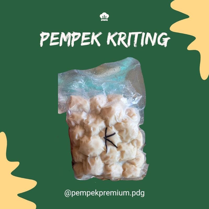 

Pempek Kriting Frozen isi 25 (pengiriman Sumbar)