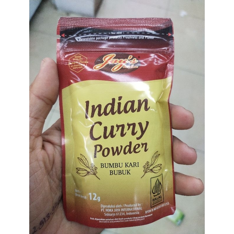 

Jay's Indian Curry Powder / Bumbu Bubuk Kari 12gr