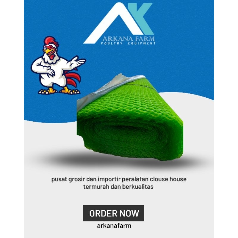 SLAT MESH 1,5MX50M/SLAT KANDANG AYAM