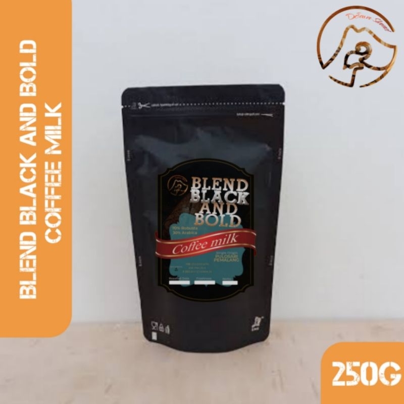 BLEND Black And Bold Coffee Milk D'Java Slamet