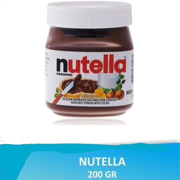 

Ferrero Nutella Spread Chocolate Hazelnut / Selai Oles Coklat 200 gr