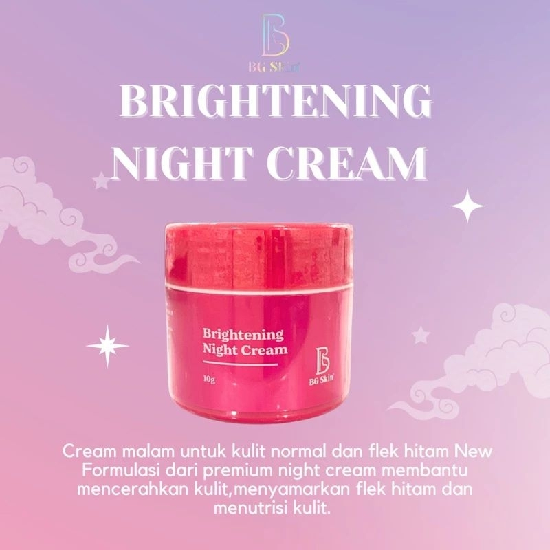 BG SKIN BRIGHTENING NIGHT CREAM |