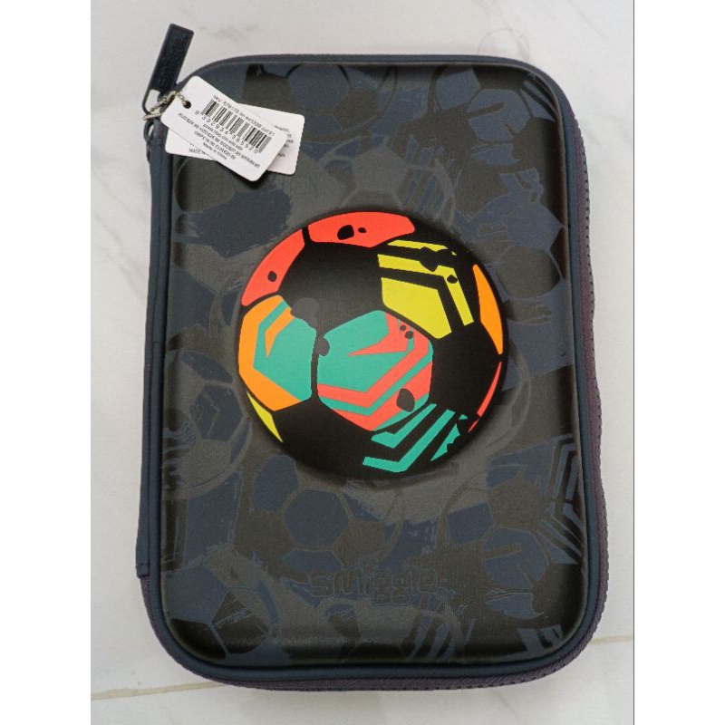 ORIGINAL SMIGGLE PENCIL CASE TEMPAT PENSIL SOCCER BALL FUTSAL BOLA KADO ANAK LAKI BARU ORI