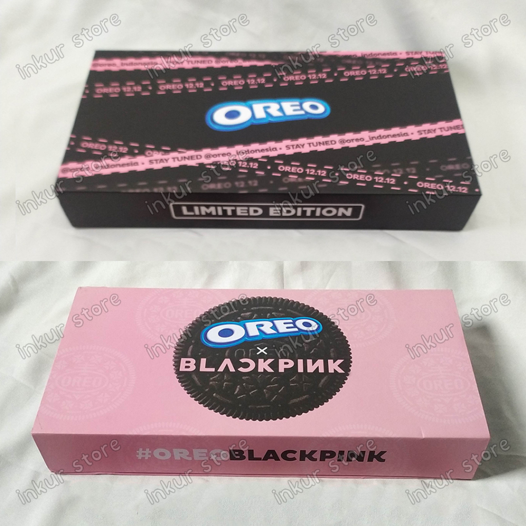[SET] Oreo x Blackpink Box Limited Edition Pink & Black Official