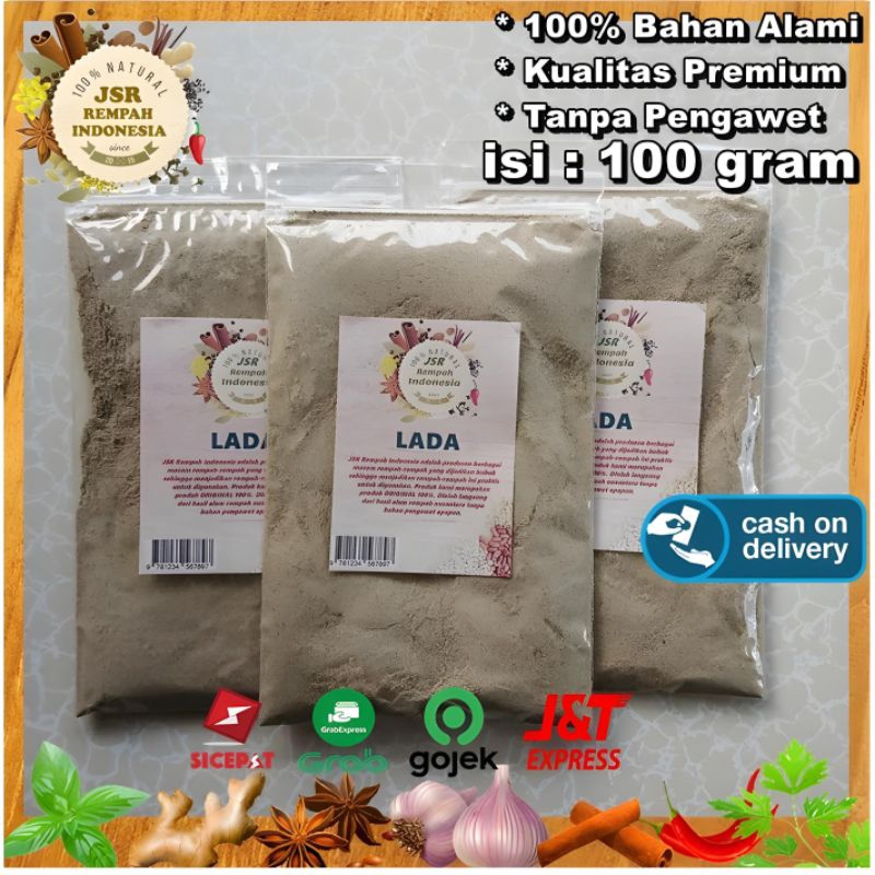 

LADA PUTIH BUBUK ASLI ISI 100 GRAM KUALITAS PREMIUM
