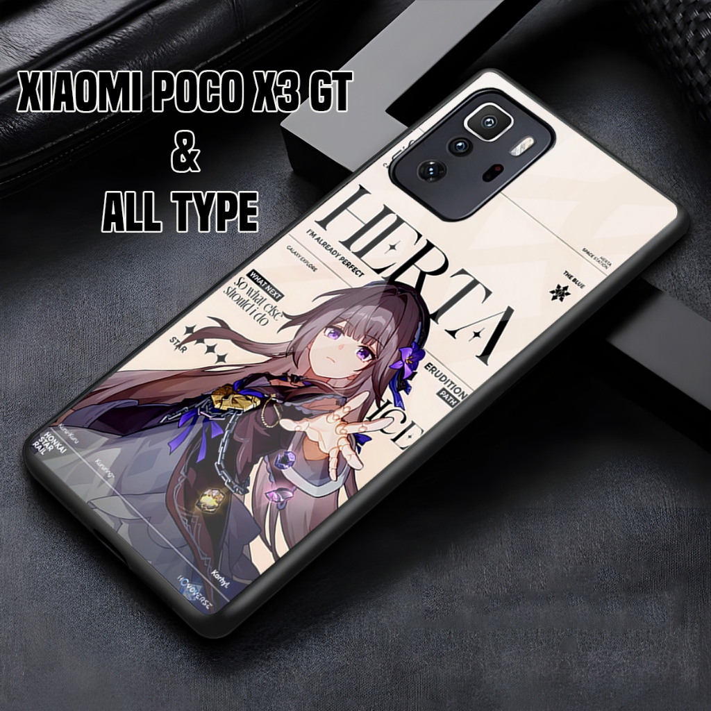 Cod30 Softcase Glossy Hp Poco X3 GT Fashion Case Genshin Impact Silikon Tpu Pro Camera Kesing kesing