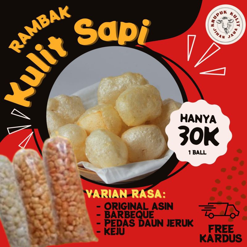 

KRUPUK KULIT SAPI DOROKDOK 1 BAL BERAS ANEKA RASA