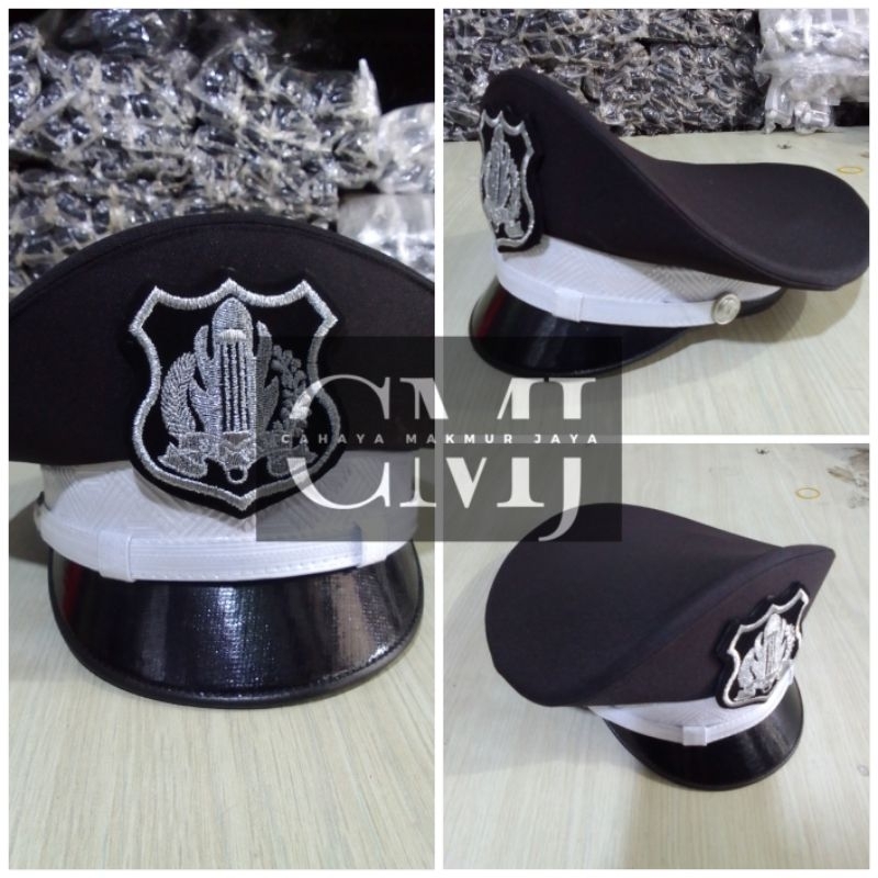 Topi PET PDH Satpam Security - Topi PET PDH Satpam