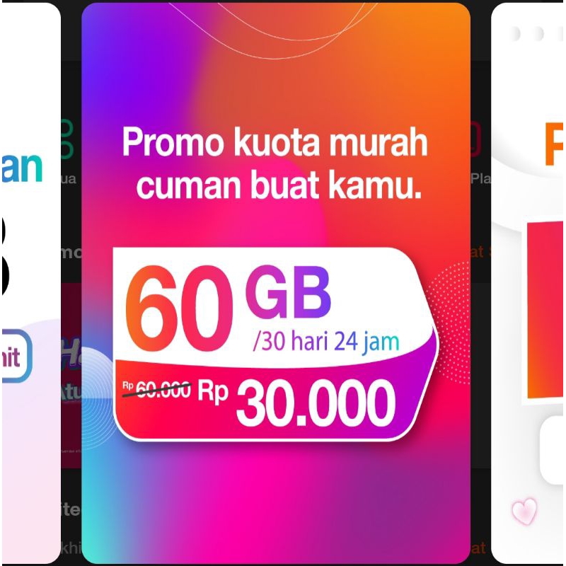 Kartu tri paling sakti 60gb 30rb 24 jam