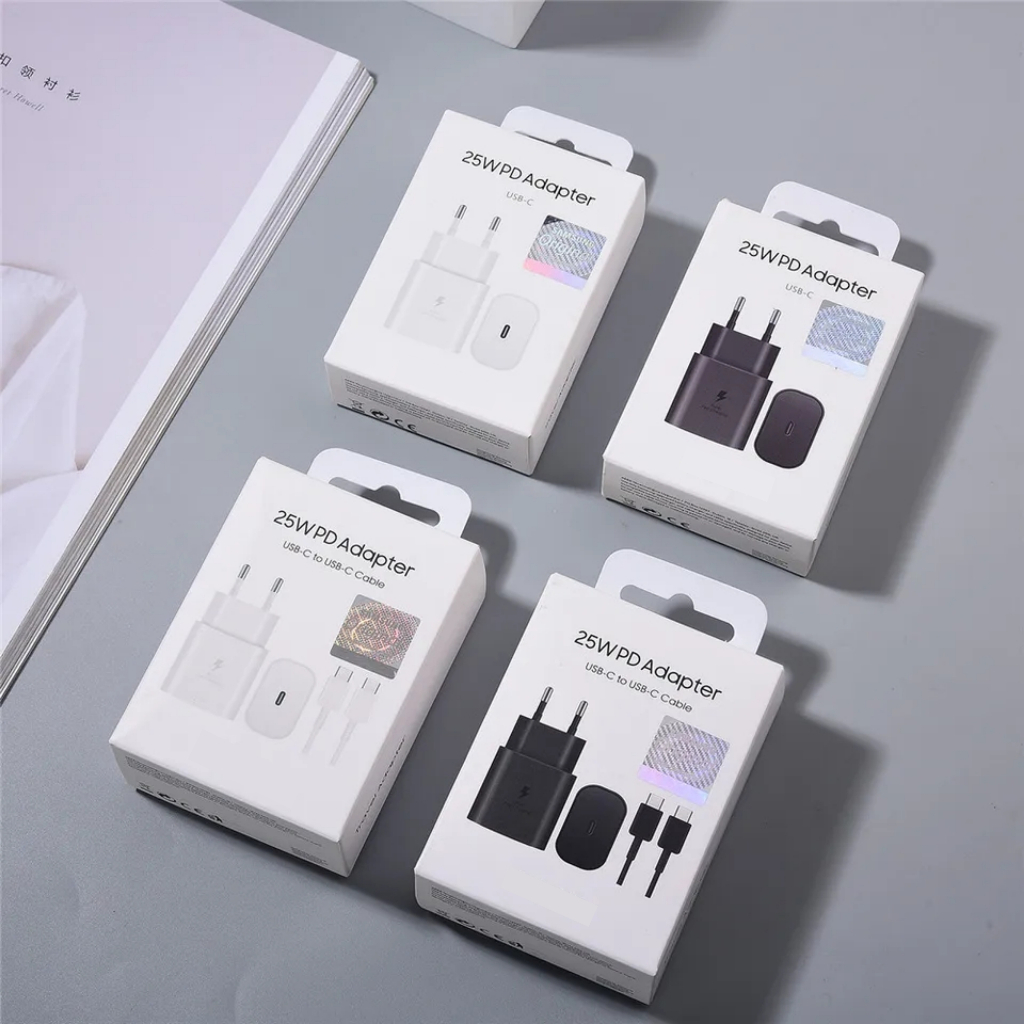 Adaptor Kepala Charger Super Fast Charging 25W For Samsung Galxy Type C Ori