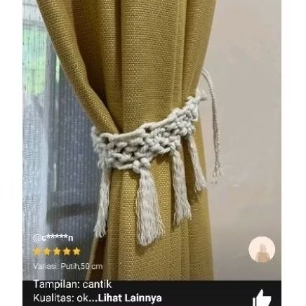 Tali Gorden Macrame Rumbai Murah Unik Cantik Estetik