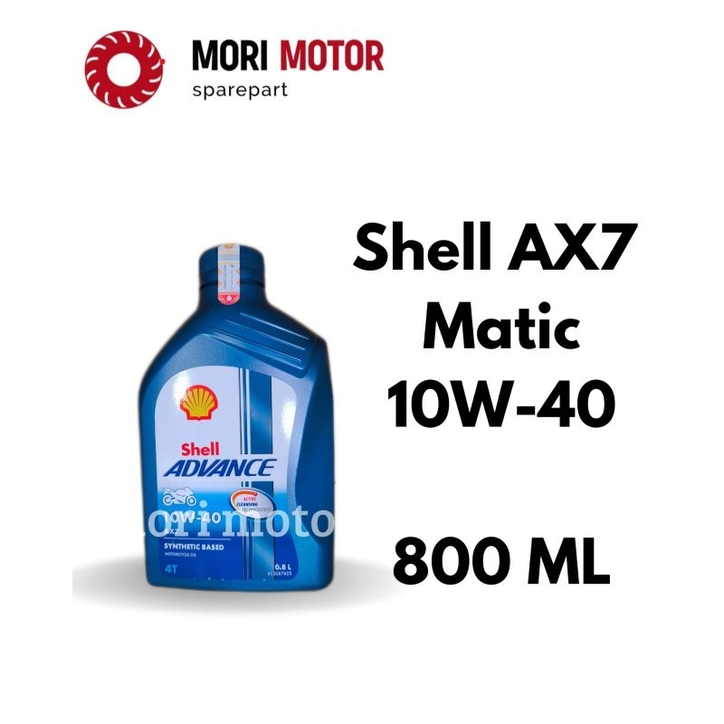 Oli Shell Advance  AX7 Matic Biru 10W-40