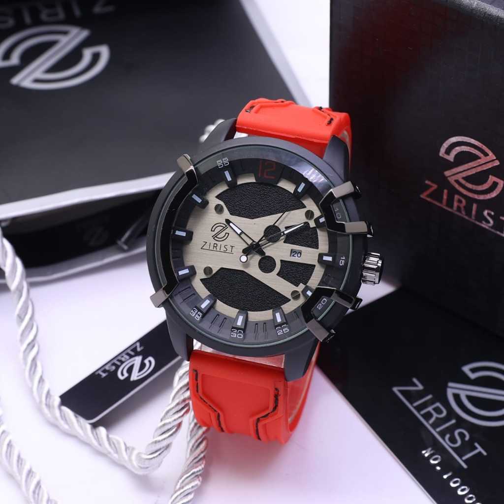 Jam Tangan Pria Zirist RUbber Original jam tangan pria terbaru / jam tangan pria termurah / jam tang
